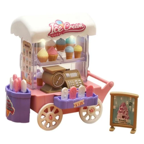 Set carrito de helados de juguete