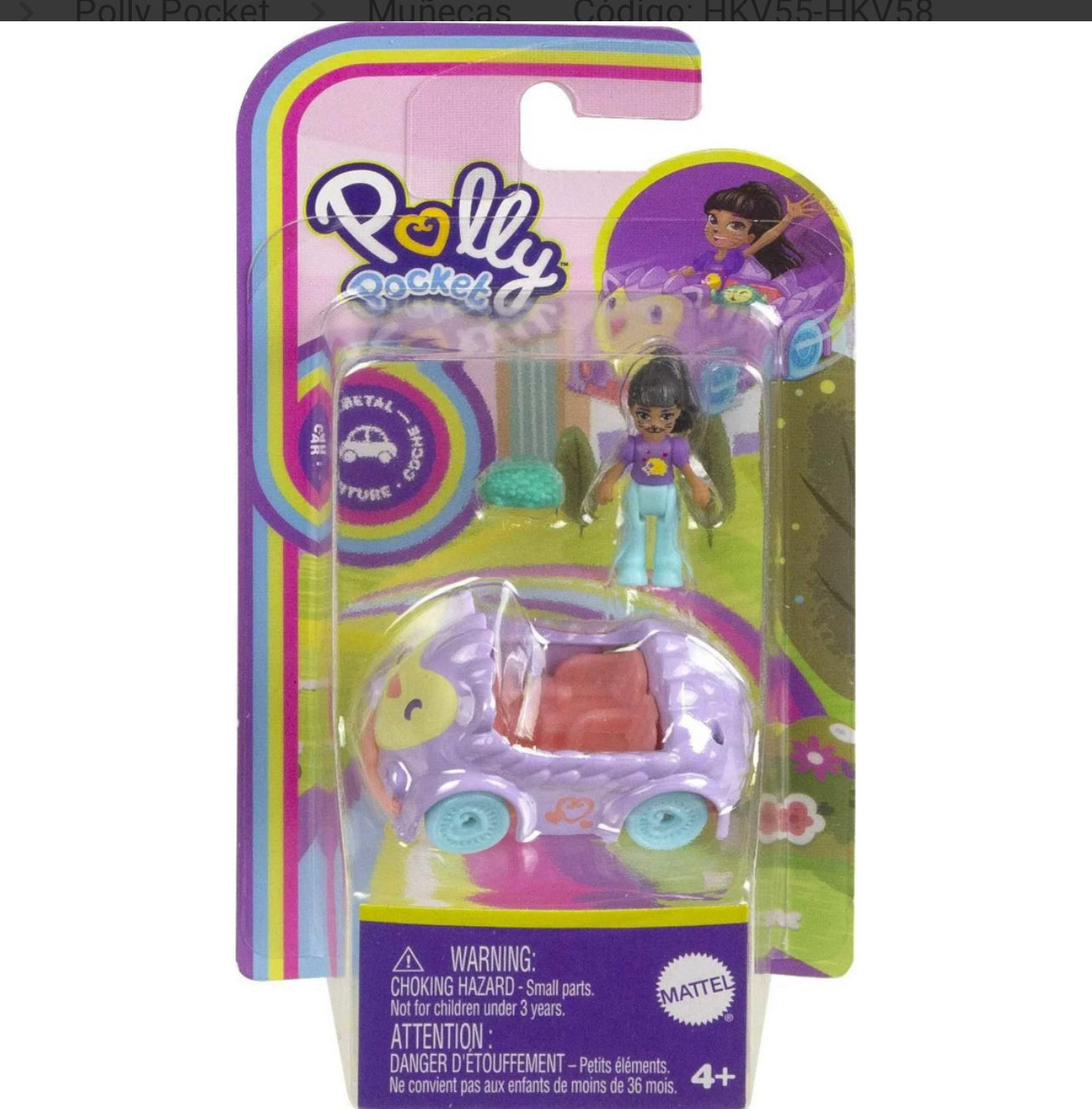 Polly Pocket con auto