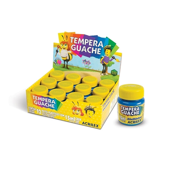 Tempera acrilex x 12. 15ml