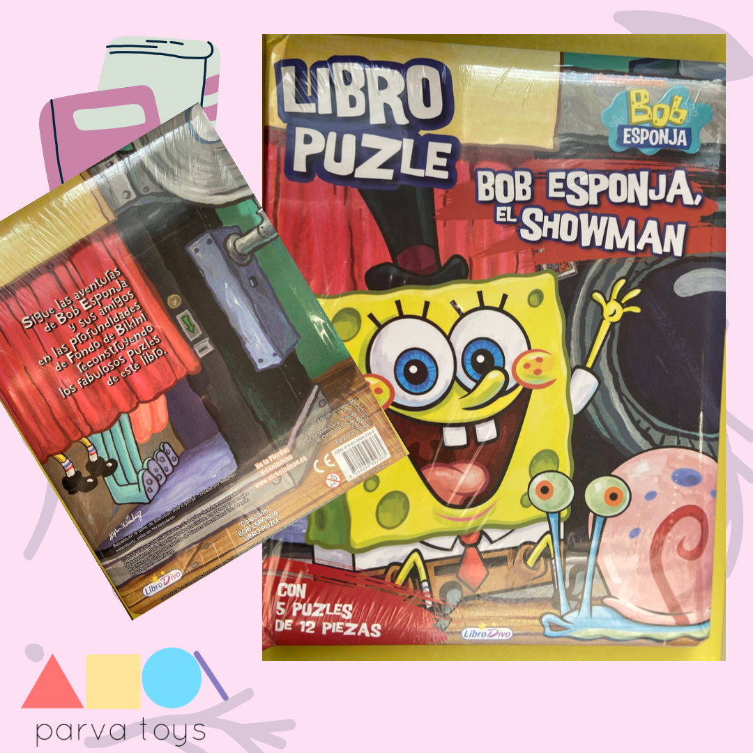 LIBRO PUZZLE BOB ESPONJA