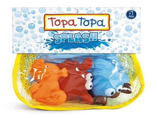 Muñecos para agua x3 Topa Topa Splash