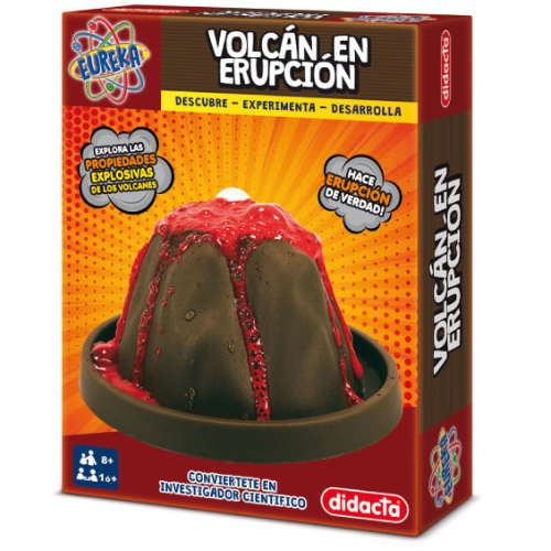 Volcán en erupción